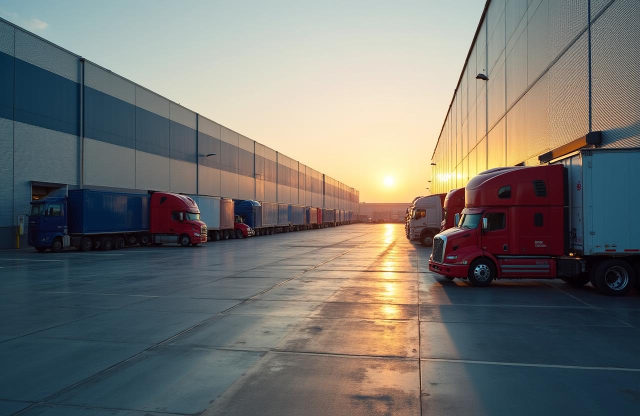 Large scale freight warehouse in Dothan Alabama